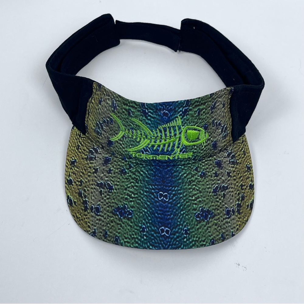 Tormentor Ocean Men's Mahi Skin Adjustable Back Fishing Visor One Size; Outdoor
